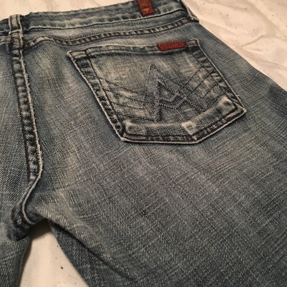 7 For All Mankind Cropped Jeans - Picture 6 of 7
